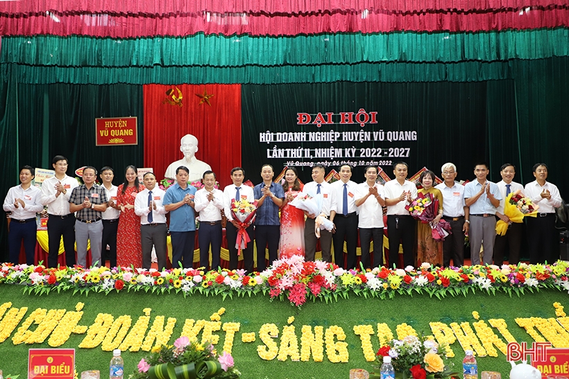 Hội Doanh nghiệp huyện Vũ Quang bầu 17 ủy viên BCH nhiệm kỳ 2022 - 2027